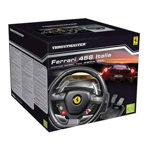 Thrustmaster Ferrari 458 Italia racing wheel Vi e platforma