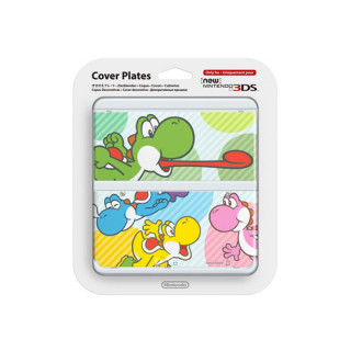 New Nintendo 3DS Cover Plate (Multicolor Yoshi) (Cover) 3DS
