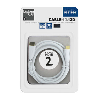 HDMI 3D kabel (white) PS3