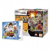 New Nintendo 3DS (Black) Dragon Ball Z Extreme Butoden Bundle + Yo-Kai Watch 
