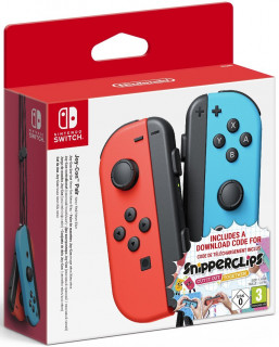 Nintendo Switch Joy-Con (Red-Blue) + Snipperclips kontroler Nintendo Switch