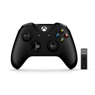 Xbox One Wireless Controller (Black) + Windows 10 adapter Xbox One