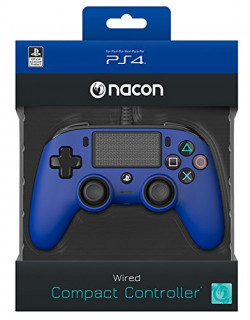 Playstation 4 (PS4) Nacon Wired Compact Kontroler (Plavi) PS4
