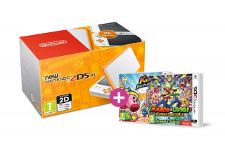 New Nintendo 2DS XL (White-Orange) 3DS