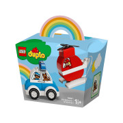 LEGO DUPLO Vatrogasni helikopter i policijski automobil (10957) 