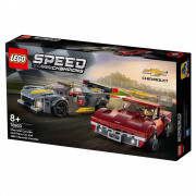 LEGO Speed Champions Chevrolet Corvette C8.R Race Car and 1968 Chevrolet Corvette (76903) 