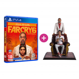 Far Cry 6 Gold Edition + Far Cry 6 Lions of Yara statue PS4