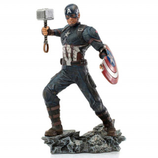 Iron Studios - Statue Captain America Ultimate - The Infinity Saga - Art Scale 1/10 Kip Merch