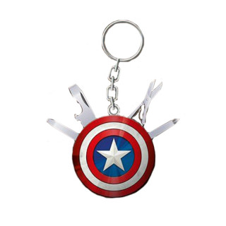 Marvel Avengers Captain America Multi Tool keychain Merch
