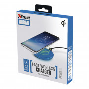 Trust 22862 Primo10 Fast Wireless Charger for smartphones blue 