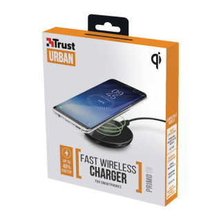 Trust Primo10 Fast Wireless charger for smartphones Black Mobile