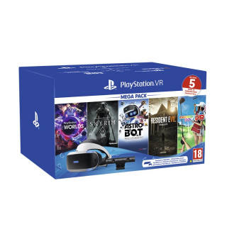 PlayStation VR Mega Pack 2 (VR Worlds, Skyrim, Astro Bot, Resident Evil Biohazard, Everybody's Golf) PS4