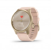 vívomove Style Light Gold pink Nylon strap, light Gold buckle 