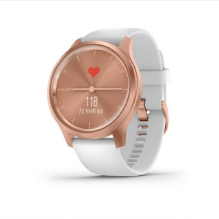 vívomove Style Rose Gold White silicone strap  Mobile