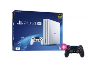 PlayStation 4 (PS4) Pro 1TB Glacier White + PS4 Sony Dualshock 4 Wireless kontroler 
