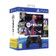 Playstation 4 (PS4) Dualshock 4 kontroler (Crni) + FIFA 21 