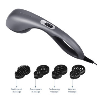 Naipo massager Manual- MGPC-666 (replaceable massage head, 3 intensity levels, ergonomic design Dom