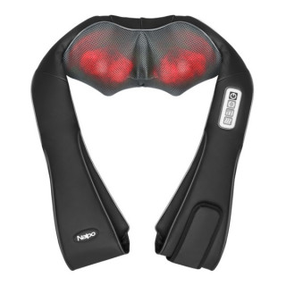 Naipo massager Shoulder & neck - MGS-321 (Battery; heatable; adjustable speed; 8 massage heads; 3D movement) Dom