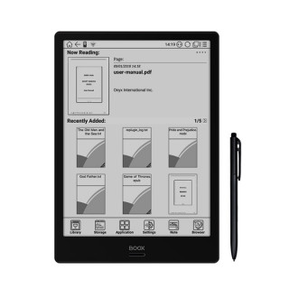Onyx BOOX e-book 10,3" Note (HD Mobius Carta, 1872x1404; 1.6GHz Quad, 2GB/32GB, WiFi; BT4.1; 4100mAh; A6.0; Wacom) Tablet