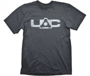 DOOM Eternal T-Shirt "UAC Logo" Grey L 