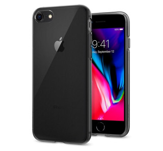 Spigen liquid  Crystal Apple iPhone SE(2020)/8/7 Space Clear case, Black-translucent Mobile