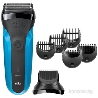 BRAUN 310BT WD/blue  - black/razor Dom