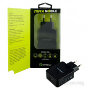 Max Mobile QUALCOMM 3.0 ultra Fast Black AC Charger charger 