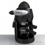 Momert Capriccio 1160 black-silver espresso Coffee maker 