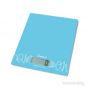 Momert 6854 blue  glass plate  kitchen scale 