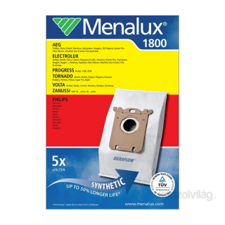 Menalux 1800 5 pcs synthetic dust bag + 1 mikrofilter Dom
