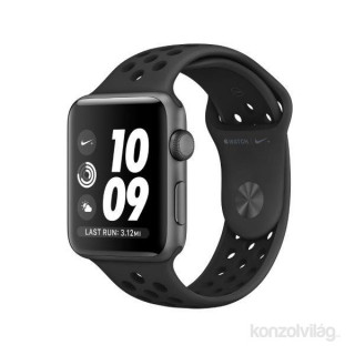 Apple Watch Nike+ Series 42mm Gray aluminum case, antracitGray/Black Nike sportstrap smart watch Mobile