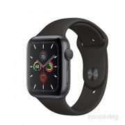 Apple Watch S5 40mm with gps Gray aluminum case, Black sportstrap smart watch 