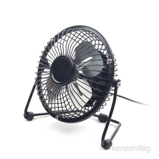 Gembird NF-03 4"-os black table fan Dom