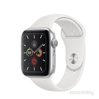 Apple Watch S5 40mm with gps silver aluminum case, White sportstrap smart watch Mobile