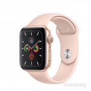 Apple Watch S5 40mm with gps Gold aluminum case, Rose quartz sportstrap smart watch 