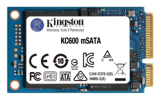 Kingston Technology KC600 mSATA 256 GB Serijski ATA III 3D TLC PC