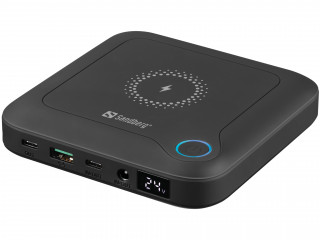 Sandberg 420-57 prijenosna baterija 24000 mAh Bežično punjenje Crno Mobile