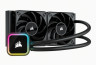 Corsair H100i Procesor Sve-u-jednom vodeno hlađenje 12 cm Crno 1 kom thumbnail