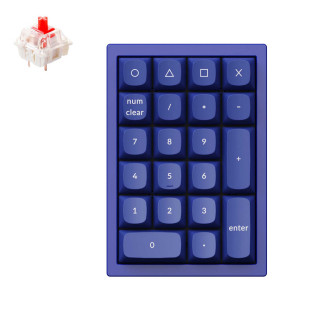 Keychron Q0 numerička tipkovnica Univerzalno USB Plavo PC