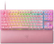 Razer Huntsman V2 Tenkeyless tipkovnica Igranje USB QWERTY Engleski Ružičasto 