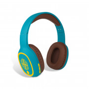 Lexip Adventure Classic Slušalice Žičano i bežično Obruč za glavu Igranje Bluetooth Smeđe, Tirkizno 