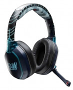 Lexip Kakashi Kamui Slušalice Žičano i bežično Obruč za glavu Igranje Bluetooth Crno, Plavo 