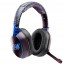 Lexip TSXLXHS0003 naglavne slušalice i slušalice s ugrađenim mikrofonom Žičano i bežično Obruč za glavu Igranje Bluetooth Crno, Plavo thumbnail