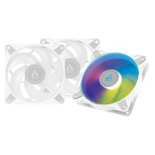 ARCTIC P12 PWM PST A-RGB 0dB Kućište računala Ventilator 12 cm Bijelo 3, 1 PC