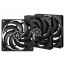ARCTIC P12 Slim PWM PST Kućište računala Ventilator 12 cm Crno 3 kom thumbnail