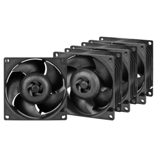 ARCTIC S8038-7K Procesor Ventilator 8 cm Crno 4 kom PC