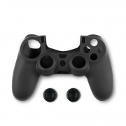 Spartan Gear - Kontroler Silicon Skin Cover i Thump Grips crni 