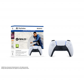PlayStation®5 (PS5) DualSense™ kontroler (bijelo-crni) + FIFA23 PS5