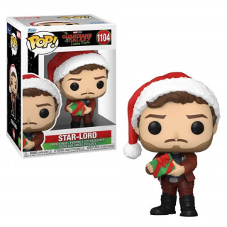 Funko Pop! Marvel: The Guardians of the Galaxy Holiday Special - Star-Lord #1104 Bobble-Head Vinyl Figura Merch