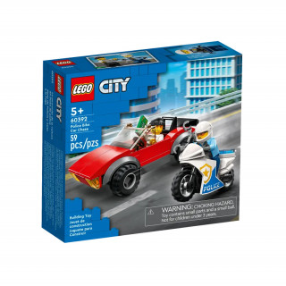 LEGO City Potjera automobila s policijskim motociklom (60392) Igračka